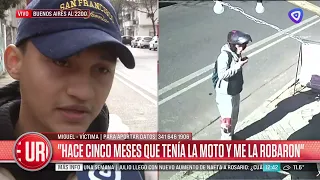 Motorcycle stolen in the República de la Sexta neighborhood