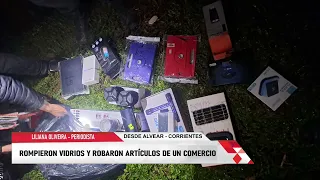 LILIANA OLIVEIRA, JOURNALIST FROM ALVEAR. - WINDOWS SMASHED AND TECH ITEMS STOLEN