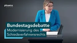 Bundestagsdebatte zur Modernisierung des Schiedsverfahrensrechts | 16.10.26