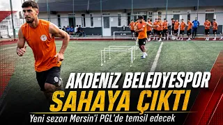 Akdeniz Belediyespor takes the field. They will represent Mersin in the Professional Transition L...