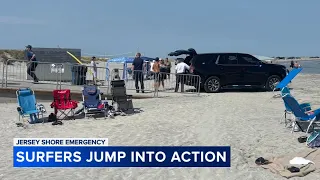 Surfers help pull person from water at Jersey shore: Witnesses