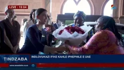 Her Majesty Indlovukazi has arrived safely in the United Arab Emirates (UAE) where she is on an offi