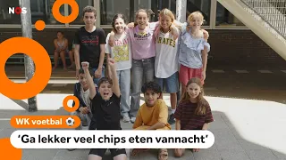 Kids on Netherlands vs. Morocco