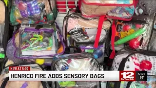 ‘It makes my heart happy:’ Henrico Fire adopts new sensory bags to help in emergencies