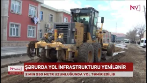 ŞƏRURDA YOL İNFRASTRUKTURU YENİLƏNİR