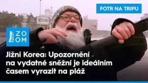Upozornění na vydatné sněžní je ideálním časem vyrazit na pláž  | Fotr na tripu Jižní Koreou