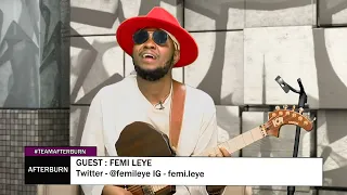 #TeamAfterburn, We have a special guest all the way from Nigeria, @FemiLeye.