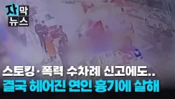 [Subtitled News] Multiple reports of stalking and violence ignored... murdered by ex-partner with...