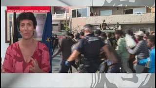 Elma Saiz reconoce no saber cuántos expedientes de asilo se están realizando en Ceuta - Al Rojo Vivo