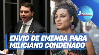 Flávio Bolsonaro destina emendas a condenado no caso Marielle: "financiamento da milícia", diz Mano