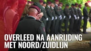 Chinook-helikopters en erehaag bij uitvaart omgekomen militair