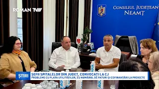 Șefii spitalelor din județ, convocați la CJ. Probleme cu plata utilităților