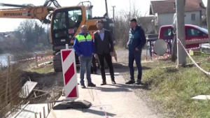Zaštita od poplava: Gradonačelnik Prijedora obišao radove u Tukovima 06. 03. 2026.