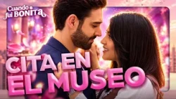 ¡Paola y Juan COMPARTEN un momento ÍNTIMO en el museo! | Cuando Fui Bonita | Capítulo 15