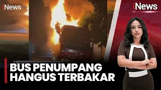 Bus Penumpang Hangus Terbakar di Labuhanbatu, Warga Cium Aroma Asap dari Bagian Belakang | 1/7