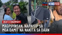 UKAY O SINAMPAY? Magpipinsan, napaisip sa mga damit na nakita sa daan | GMA News Feed