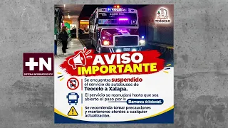 Heavy rains cause flooding and landslides in Xalapa and the region