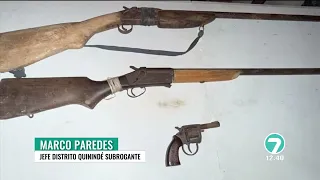 Suspected members of "Lobos - Chukys" captured in Quinindé