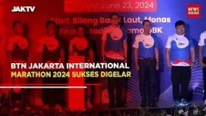 BTN JAKARTA INTERNATIONAL MARATHON 2024 SUKSES DIGELAR