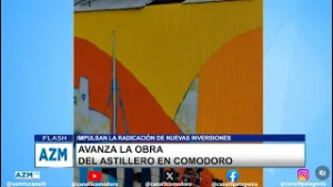 Avanza la obra del astillero en Comodoro