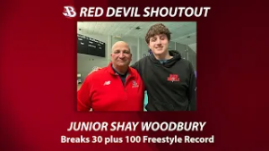 BNEWS Red Devil Shoutout: Junior Shay Woodbury Breaks 30 Plus Year Old Record in the 100 Freestyle