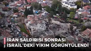İran'ın İsrail'e misilleme saldırısının ardından Beyt Şemeş kentinde yaşanan yıkım...