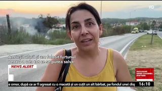 Românii afectați de incendiile din Halkidiki pot cere cazare temporară
