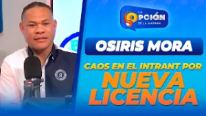 Largas filas y caos en el INTRANT por la nueva licencia de conducir | La Opción Radio