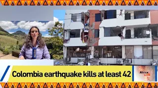 Colombia earthquake kills at least 42