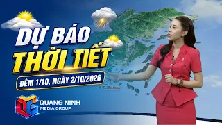 Weather Forecast for the Night of October 1st and Day of October 2nd, 2026