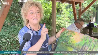 Történelmi jelenetek elevenednek meg az alkotótáborban - 2026.07.29.