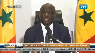 Subventions: Le Gouvernement veut cibler les plus vulnérables