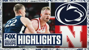 Penn State Nittany Lions vs. No. 9 Nebraska Cornhuskers Highlights ? FOX College Hoops