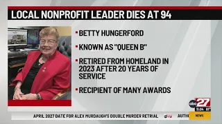 Betty Hungerford, beloved Harrisburg nonprofit leader, dies at 94