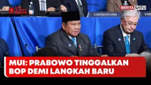 MUI: Prabowo Siap Keluar dari BoP #beritasatu