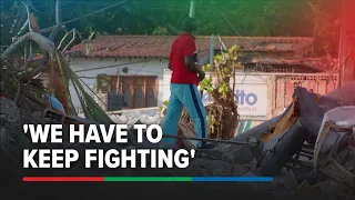 Families dig through La Guaira rubble a week after twin quakes | ABS-CBN News