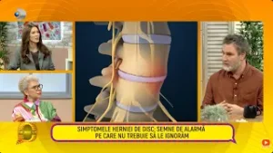 Follow us! - Dr. Andrei Spatariu, despre hernia cervicala, toracala si lombara!