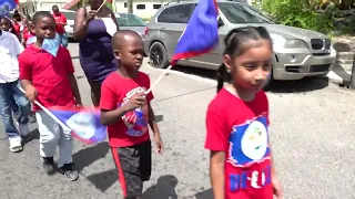 Wesley Lower School Students Lead Festive St. George's Caye Day Parade