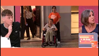 Clash between Beatriz de Vicente and Eduardo Rubiño over the eviction of Maricarmen and vulture f...