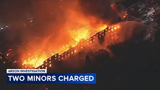 2 juveniles charged with arson following massive 6-alarm fire