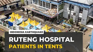 Earthquake-hit hospital in Ruteng treats patients in tents amid equipment shortages