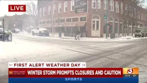 Dangerous road conditions amid winter storm in Flagstaff area