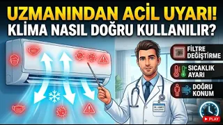Expert warning about air conditioner use... @Kanal33mersin
