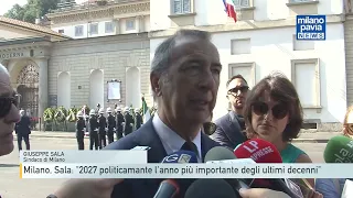 Milan, Sala: "2027 will be the most politically important year of the last few decades"