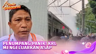 Viral! KRL Keluarkan Asap di Stasiun Cikarang Penumpang Dialihkan | Halo Selebriti