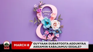 Guyyaan Dubartoota Addunyaa akkamiin kabajamuu eegale