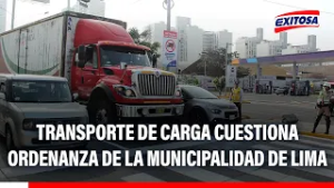 ?? Transporte de carga cuestiona ordenanza de la Municipalidad de Lima