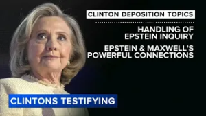 Hillary Clinton facing questions from House Oversight Committee in Epstein probe