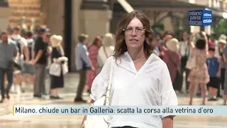 Milan, a Galleria café closes: the race for the golden storefront begins