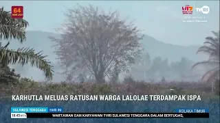 FOREST FIRES SPREAD, HUNDREDS OF LALOLAE RESIDENTS SUFFER FROM RESPIRATORY INFECTIONS